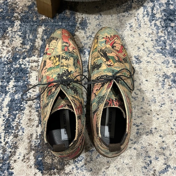 Steve Madden Garfield Comic Strip Lace-Up Chukka Boots Size 8 Men’s main image 8